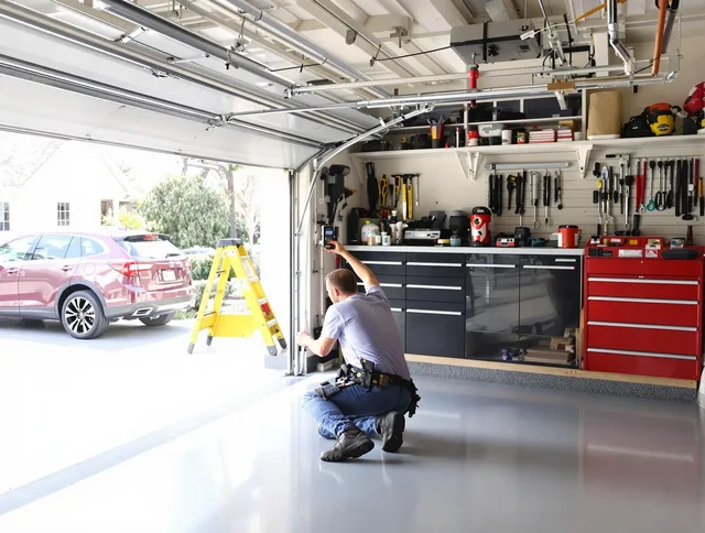 Local garage door repair service by Corona Garage Door Repair in Corona