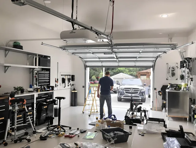 Garage door opener installation by Corona Garage Door Repair in Corona